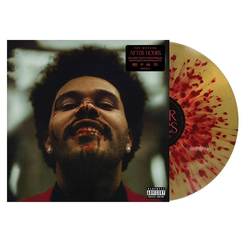 The Weeknd - After Hours - 2LP (Limited Edition Red Splatter Gold Vinyl)