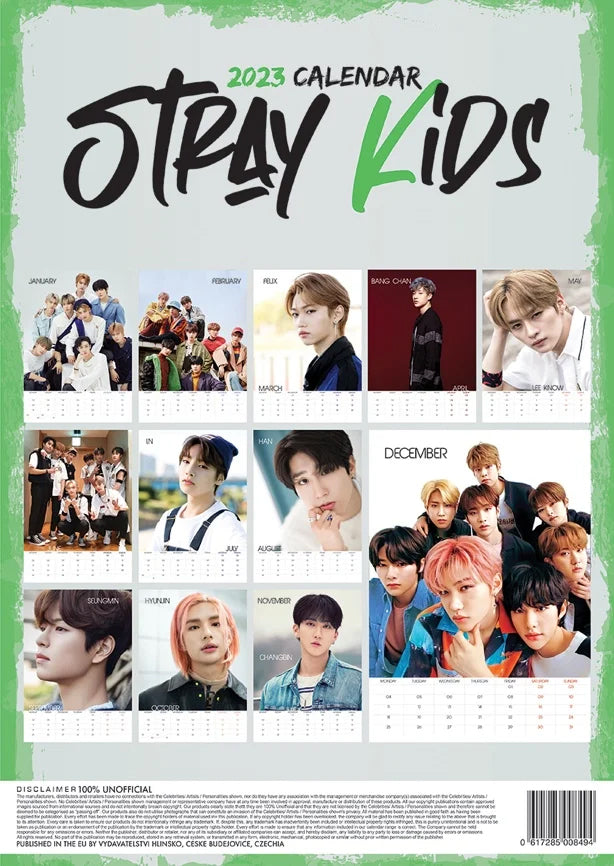 Stray Kids- 2023 Unofficial Calendar