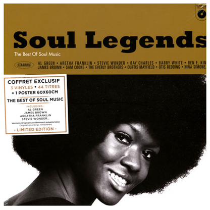 Various Artists - Soul Legends: The Best Of Soul Music - Limited Edition - 3LP