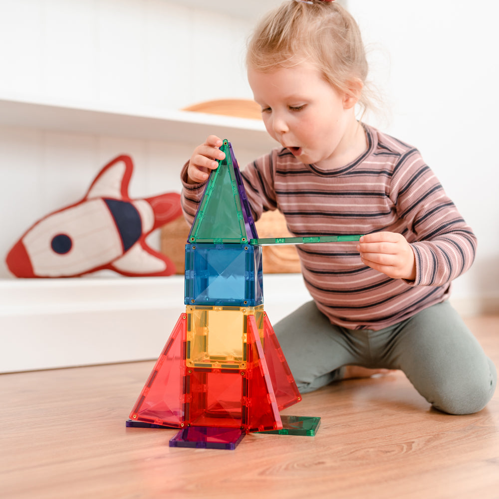 Connetix Starter Pack 62 Piece Set Magnetic Tiles