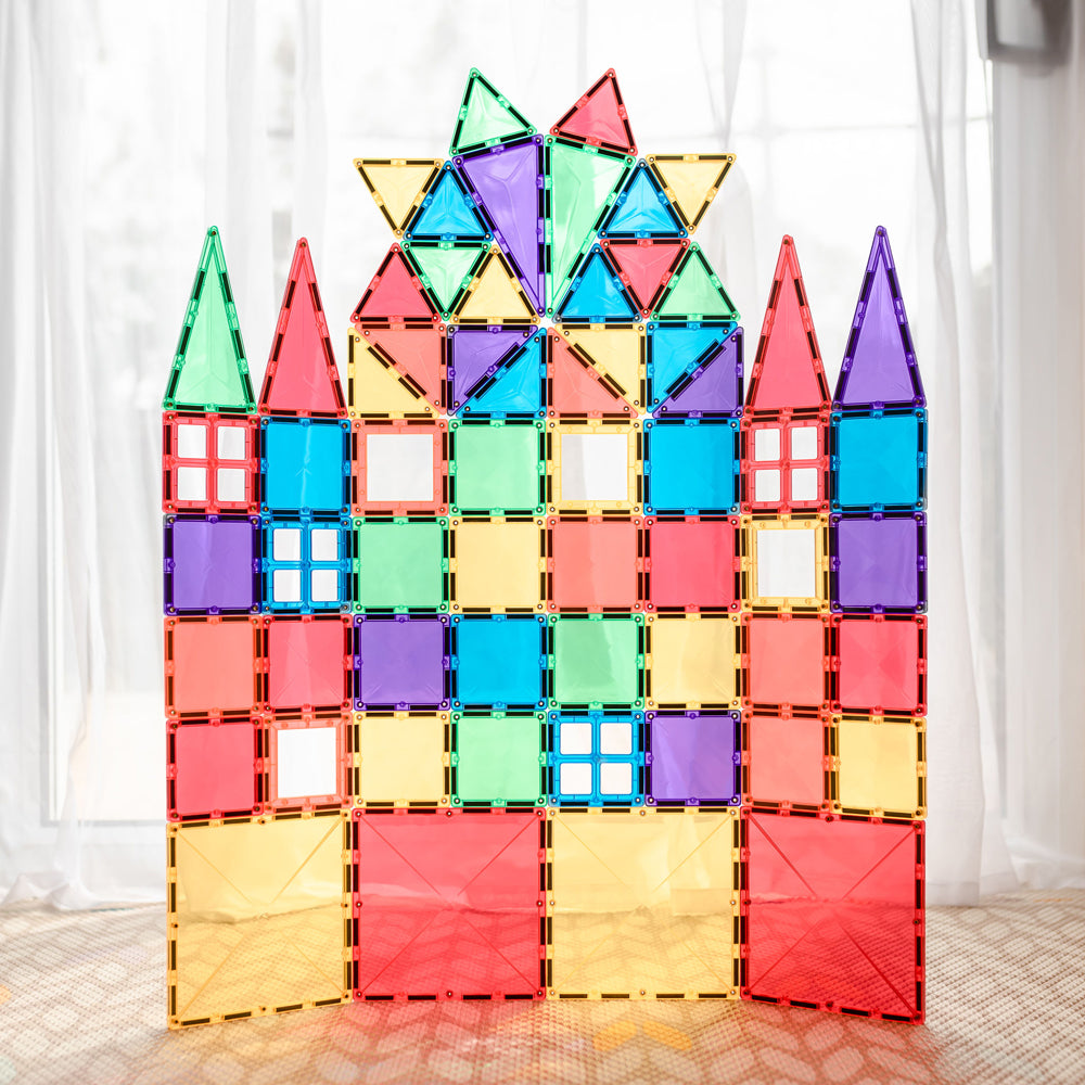 Connetix Starter Pack 62 Piece Set Magnetic Tiles