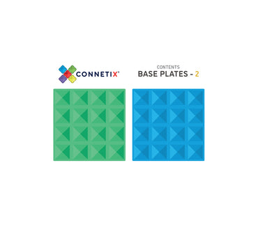 Connetix Base Plate Pack 2 Piece Set Magnetic Tiles