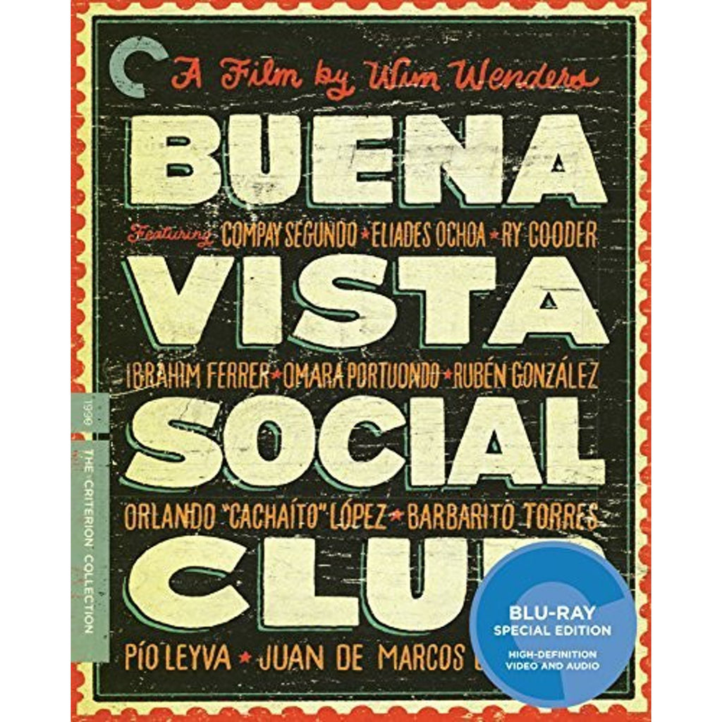 Buena Vista Social Club A Film by Wim Wenders The Criterion Collection Blu-Ray