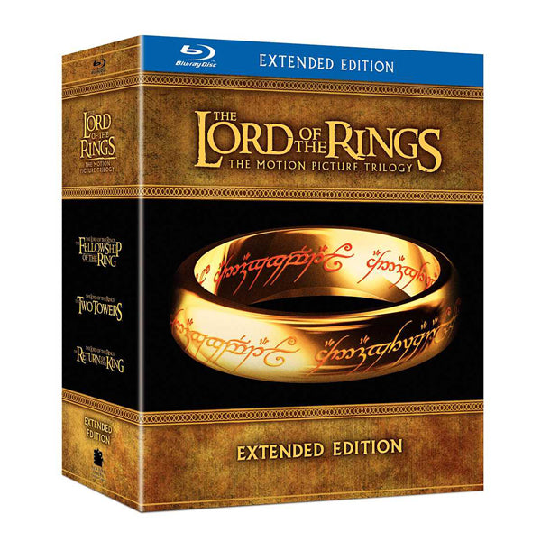 The Lord of the Rings The Motion Picture Trilogy Extended Edition Deluxe 15-Disc Set Blu-ray 1080p