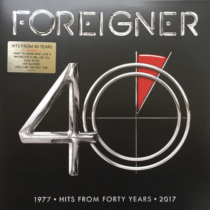 Foreigner - 40 - 2LP (Hits from 40 Years 1977-2017)