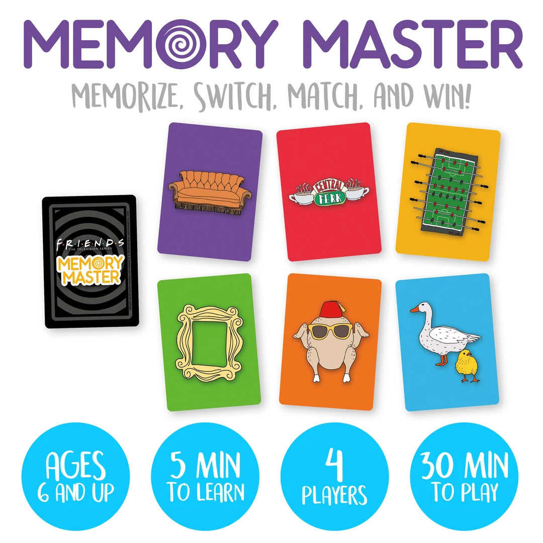 F.R.I.E.N.D.S. Memory Master Official Licensed Card Game