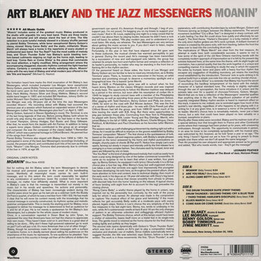 Art Blakey And The Jazz Messengers - Moanin' - LP