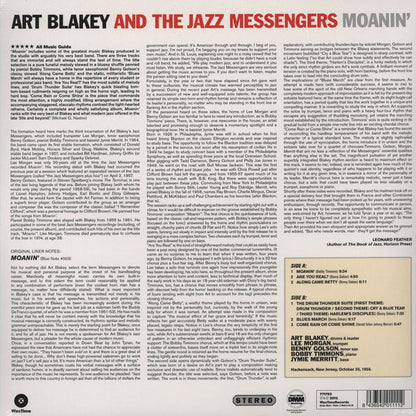 Art Blakey And The Jazz Messengers - Moanin' - LP