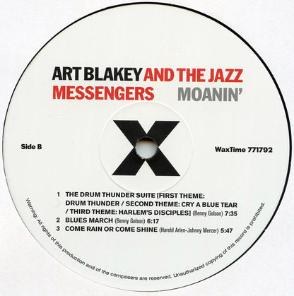 Art Blakey And The Jazz Messengers - Moanin' - LP