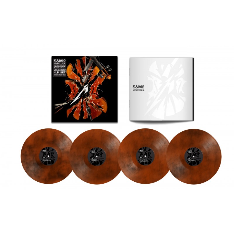 Metallica & San Francisco Symphony - S&M2 - 4LP (Limited Edition Marbled Orange Vinyl)