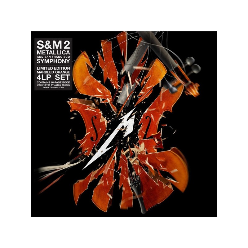 Metallica & San Francisco Symphony - S&M2 - 4LP (Limited Edition Marbled Orange Vinyl)