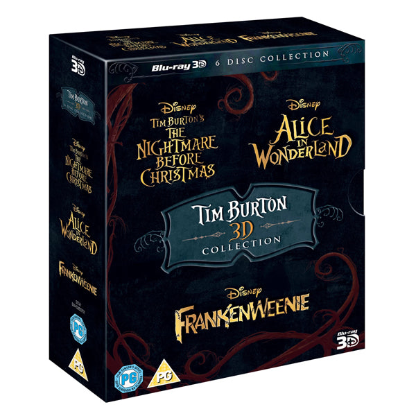 Tim Burton 3D Collection 6 Disc Blu ray 3D Box Set cavo.ae