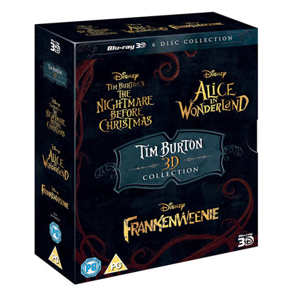 Tim Burton 3D Collection 6 Disc Blu-ray 3D Box Set