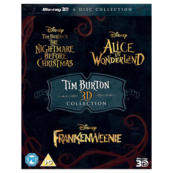 Tim Burton 3D Collection 6 Disc Blu-ray 3D Box Set