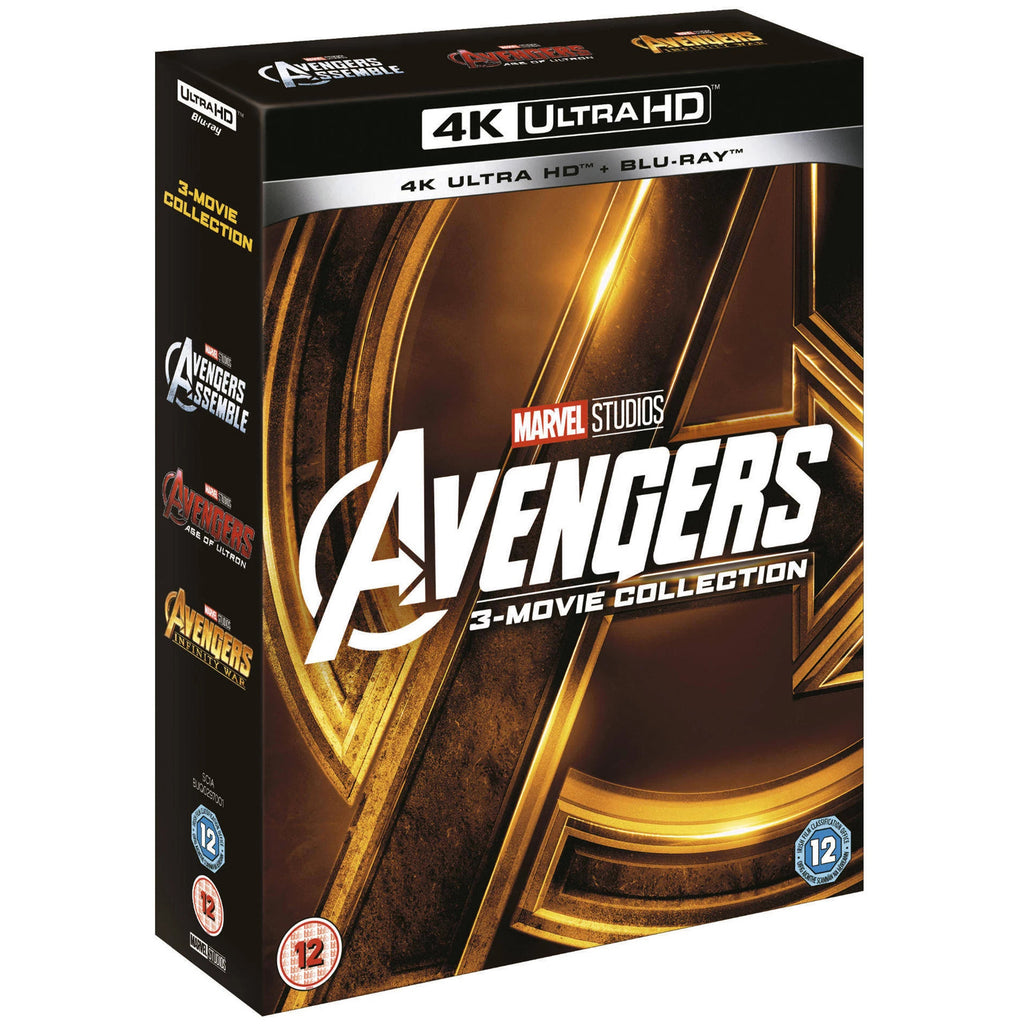 Avengers Triple Pack 3-Movie Collection  Blu-ray 4K Ultra HD