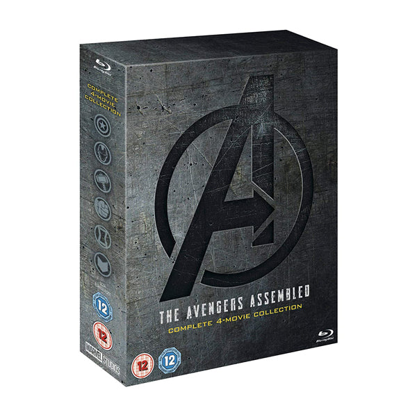The Avengers Assembled Complete 4-Movie Collection 5 Disc Blu-ray Box Set