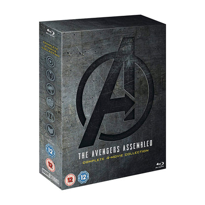 The Avengers Assembled Complete 4-Movie Collection 5 Disc Blu-ray Box Set