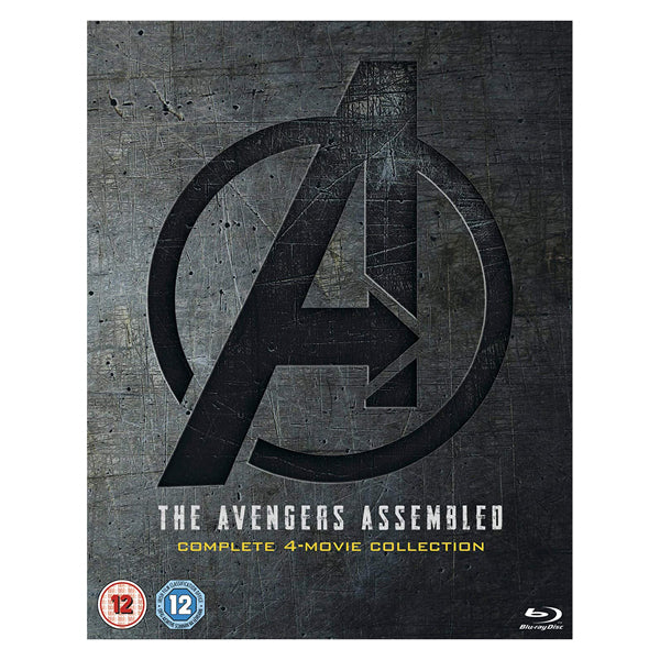 The Avengers Assembled Complete 4-Movie Collection 5 Disc Blu-ray Box Set