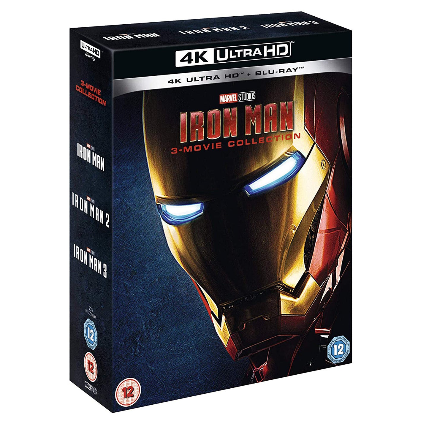 Marvel Studios Iron Man 3-Movie Collection Blu-Ray 4K Ultra HD