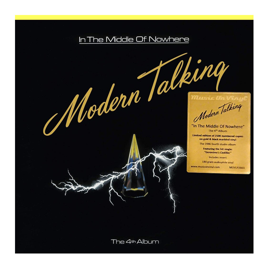 Modern Talking - In The Middle Of Nowhere - The 4th Album (Limited Edition Gold & Black Marbled Vinyl)