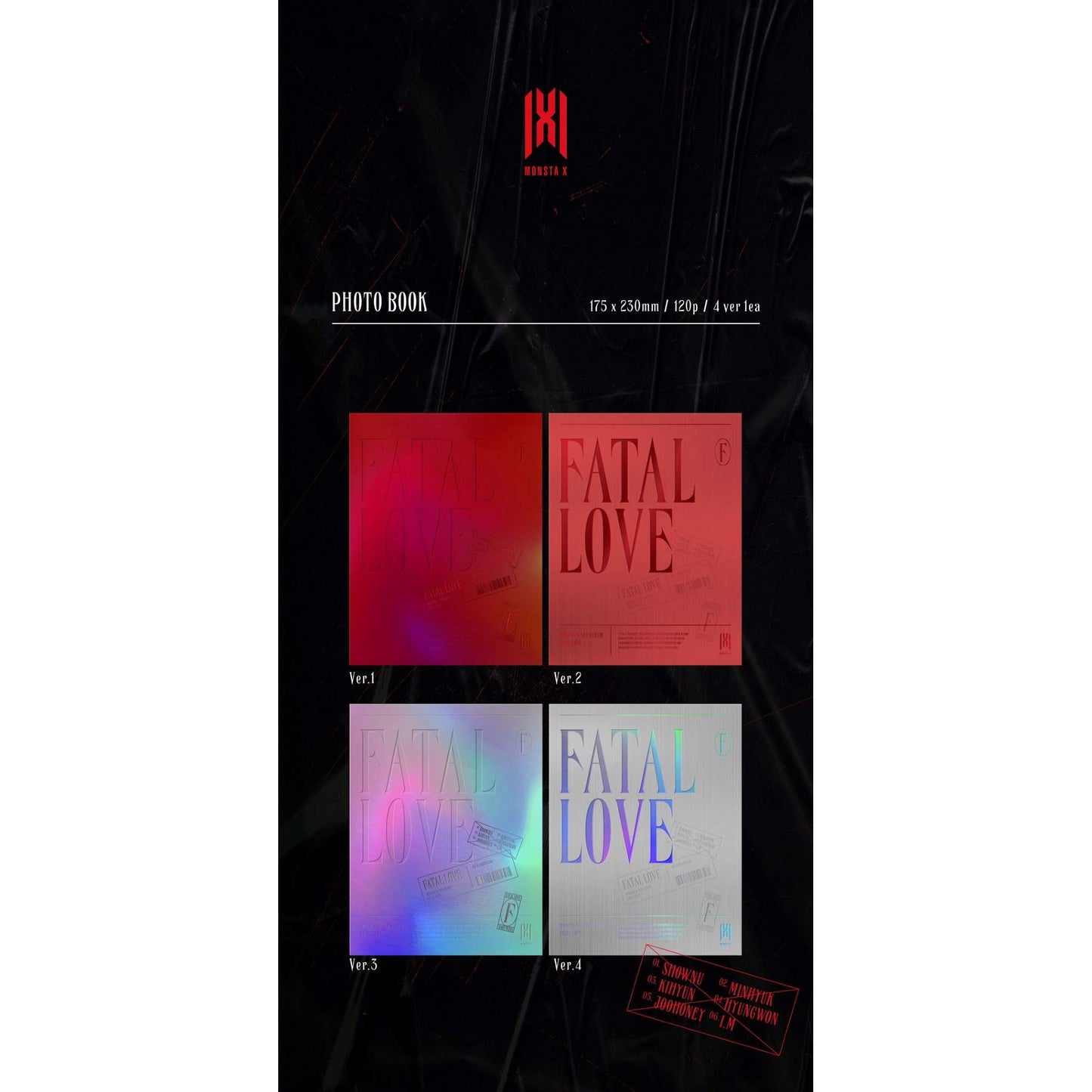 Monsta X - Fatal Love (3rd Album) - CD