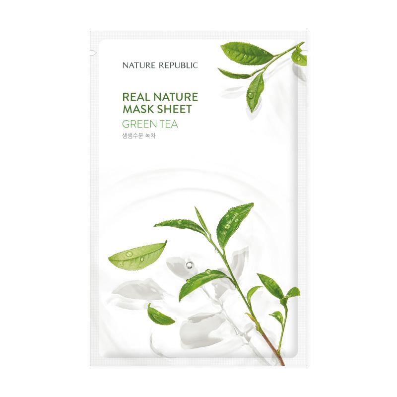 Nature Republic Real Nature Mask  (Green Tea)