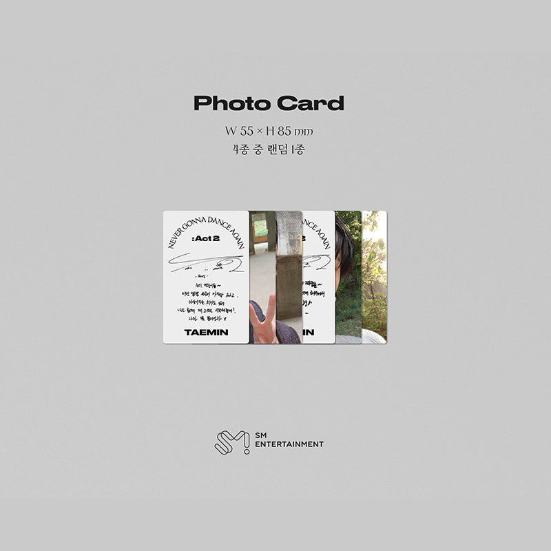 Taemin (SHINee) - Album Vol. 3 - Never Gonna Dance Again : Act 2 - CD