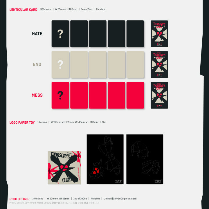 TXT - Minisode 2 : Thursday's Child - CD