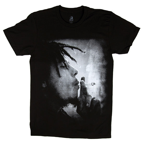 Bob Marley Mellow Mood Spliff Black Short Sleeve T-Shirt