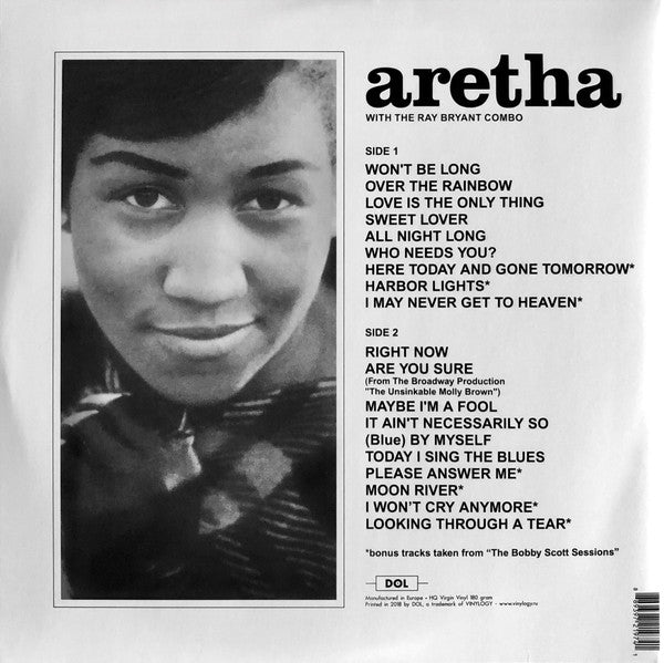 Aretha Franklin w/ The Ray Bryant Combo- Aretha - LP