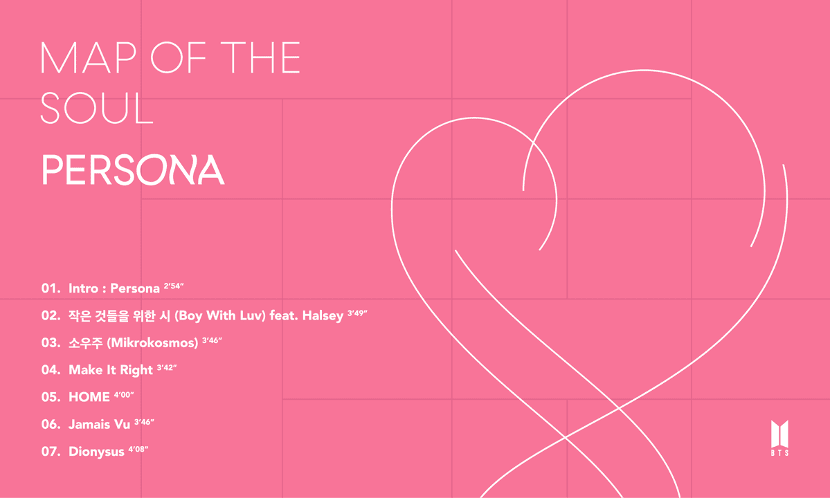 BTS - Map of the Soul: Persona - CD