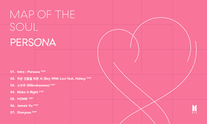 BTS - Map of the Soul: Persona - CD