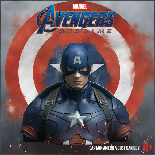 Captain America Deluxe Bust Bank Avengers Endgame