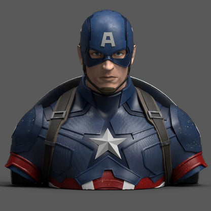 Captain America Deluxe Bust Bank Avengers Endgame