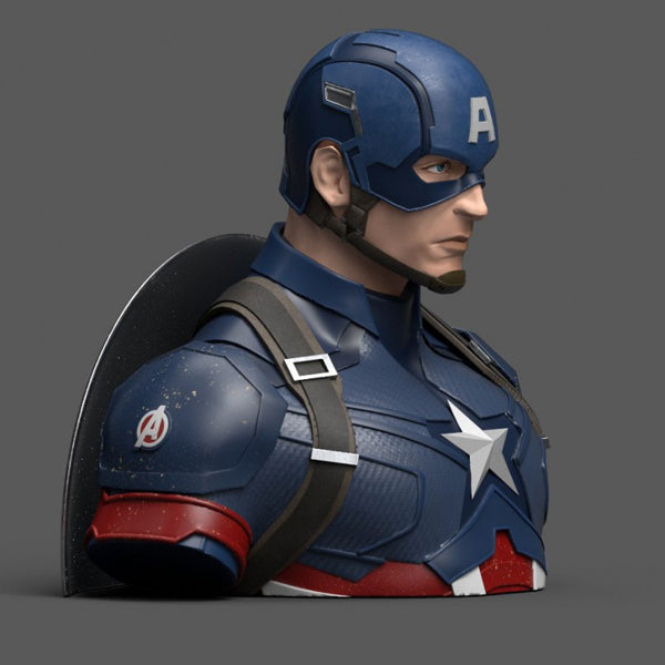 Captain America Deluxe Bust Bank Avengers Endgame