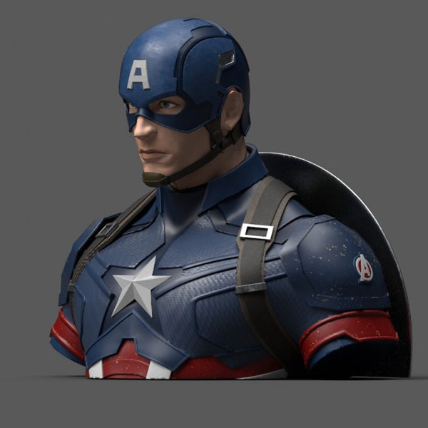 Captain America Deluxe Bust Bank Avengers Endgame