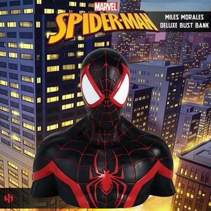 Spider Man (Miles Morales) - Deluxe Bust Bank - Marvel