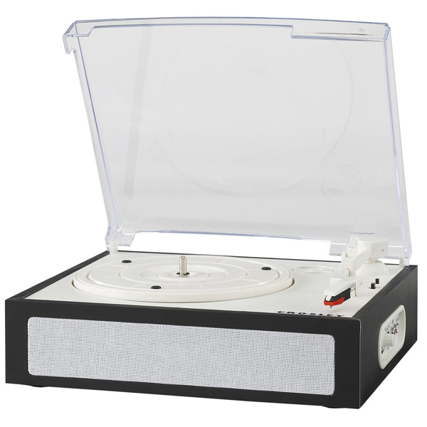 Crosley FUSION Turntable and Carrying Case - Black & White
