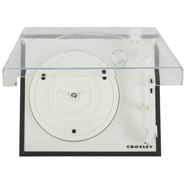 Crosley FUSION Turntable and Carrying Case - Black & White