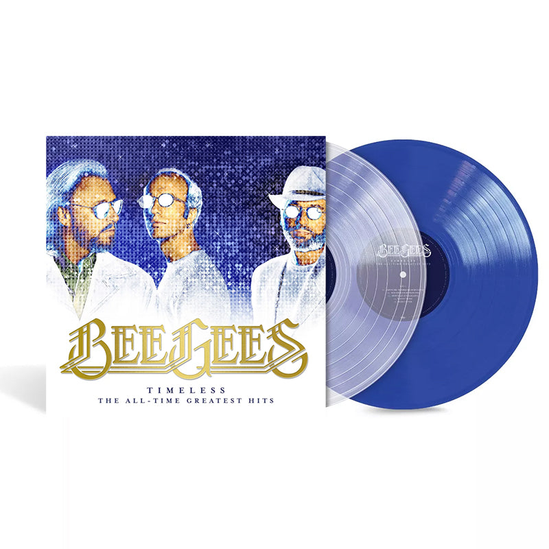 Bee Gees - Timeless (The All-Time Greatest Hits) - 2LP (Limited Edition Clear and Transparent Blue Vinyl)