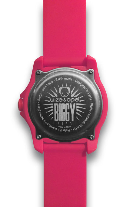 W&O : Biggy Watch - Pink Leopard