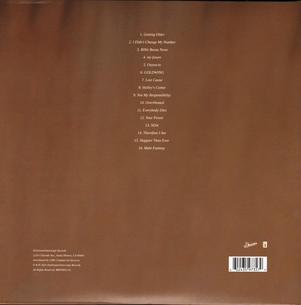 Billie Eilish - Happier Than Ever - 2LP (Limited Edition Light Blue Vinyl + Poster)