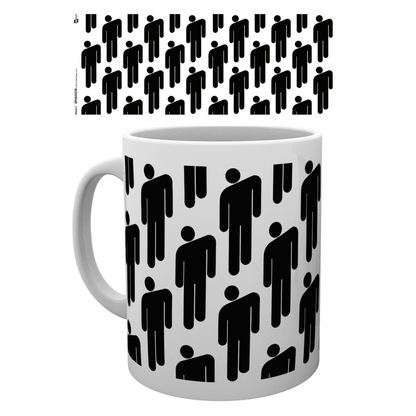Billie Eilish Black Stickman Logo Artwork White Mug