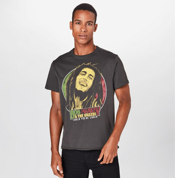 Bob Marley - Could You Be Loved Amplified Vintage Charcoal - T-Shirt