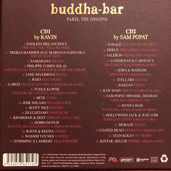 Buddha Bar XXI (21) : Paris, The Origins - By Ravin and Sam Popat - CD
