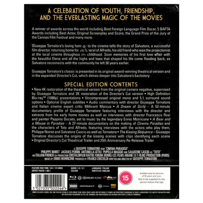 Cinema Paradiso a film by Giuseppe Tornatore - Blu-ray