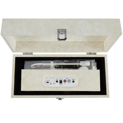 Crosley FUSION Turntable and Carrying Case - CREAM