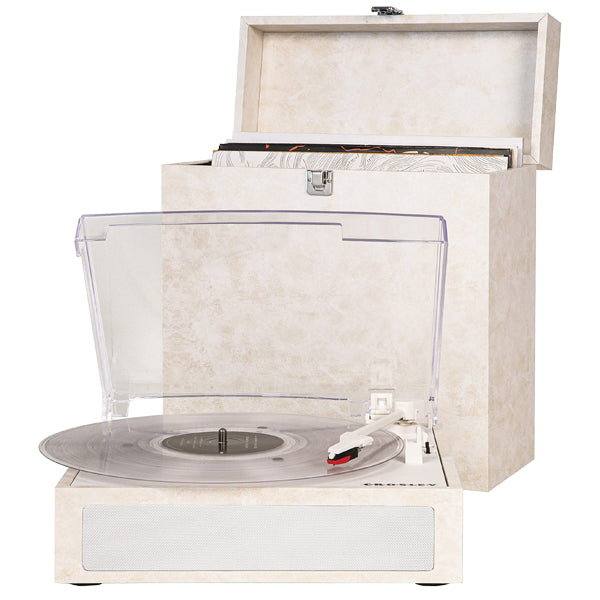 Crosley FUSION Turntable and Carrying Case - CREAM