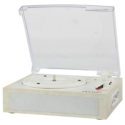 Crosley FUSION Turntable and Carrying Case - CREAM