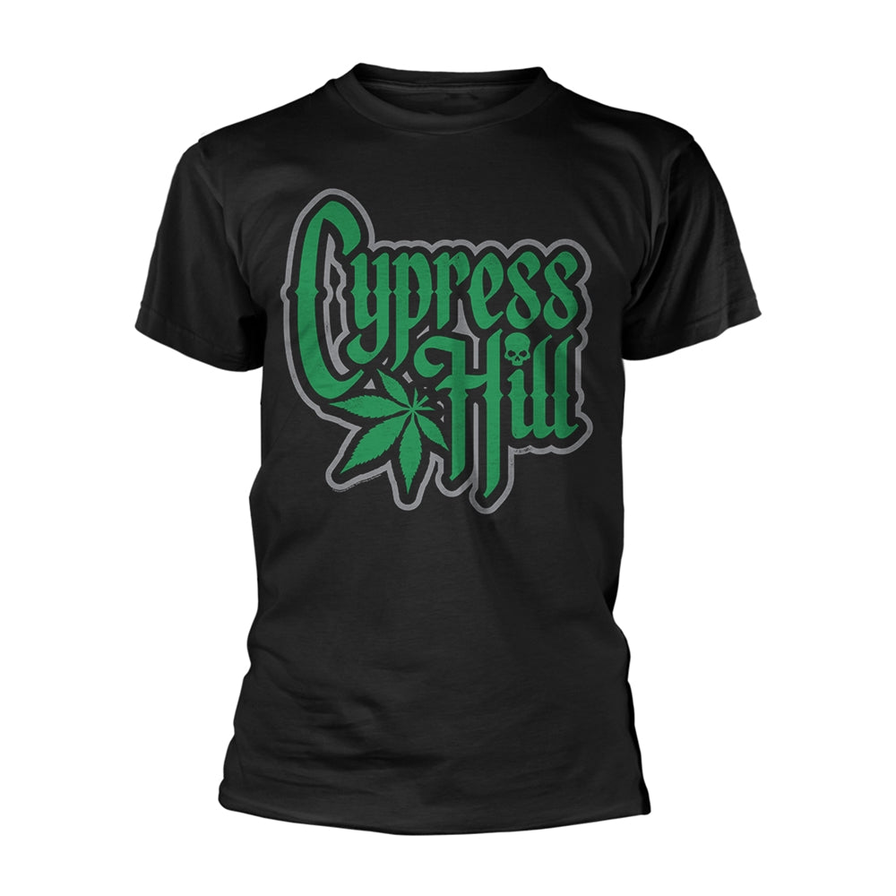 Cypress Hill Logo Leaf Black T-Shirt